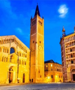 Cattedrale di Parma paint by number