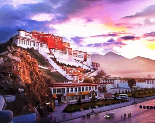 China Potala Palace paint by number