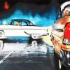 Classic Lincoln Car Art paint by number