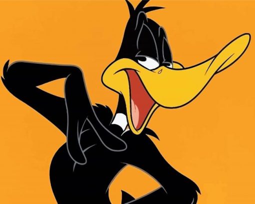 Daffy Duck Looney Tunes Character paint by number