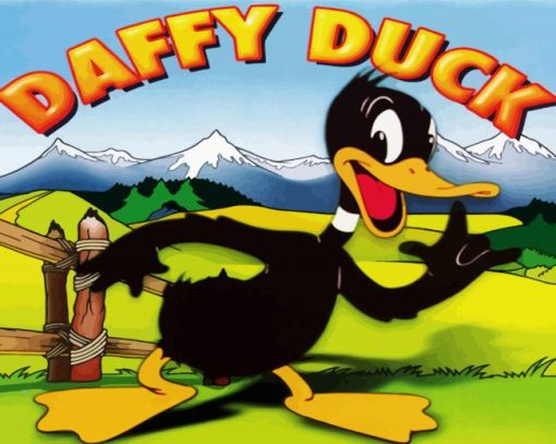 Daffy Duck Poster paint by number