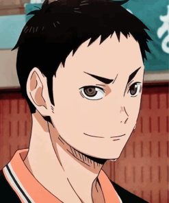 Daichi Haikyuu Anime paint by number