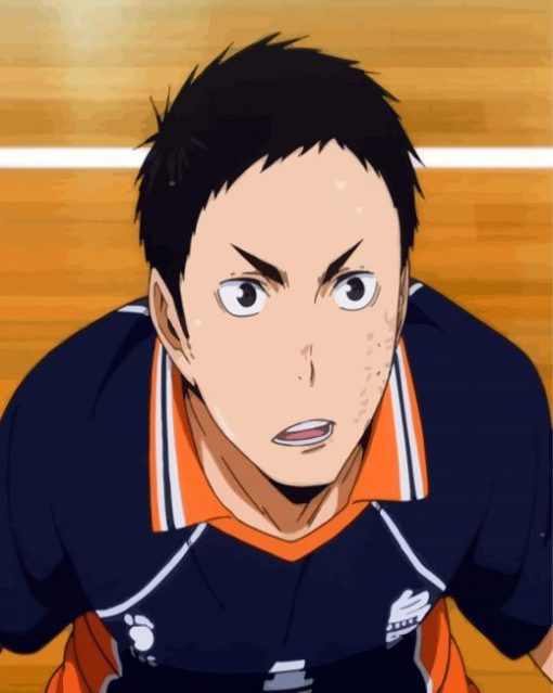 Daichi Sawamura Playing paint by number