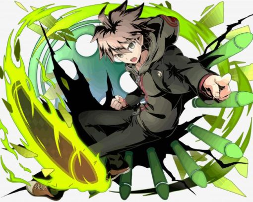 Danganronpa Anime Makoto paint by number