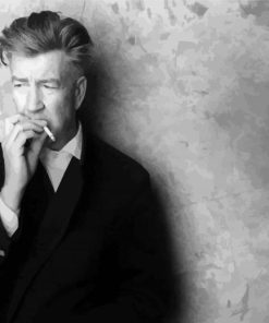 David Lynch Smoking paint by number