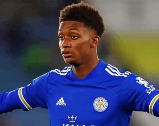 Demarai Gray Everton paint by number