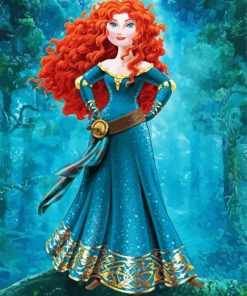 Disney Merida paint by number