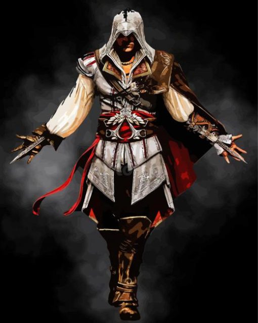 Ezio Auditore Da Firenze paint by number