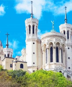 France Lyon Notre Dame Fourviere paint by number