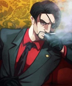 Goro Majima Smoking paint by number