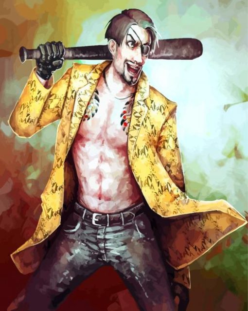 Goro Majima Yakuza paint by number