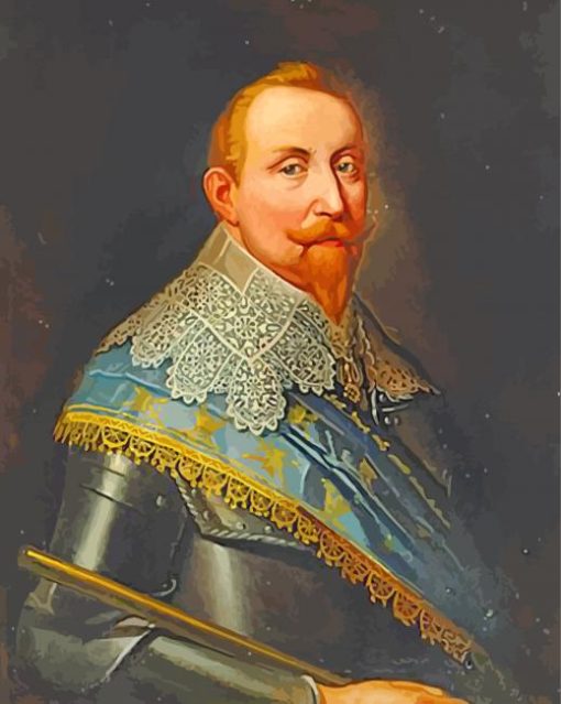 Gustavus Adolphus II paint by number