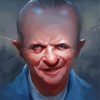 Hannibal Lecter Caricature paint by numbers