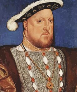 Hans Holbein The Younger Portrait Of Henry Viii king paint by number