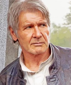 Harrison Ford Movie Character paint by number