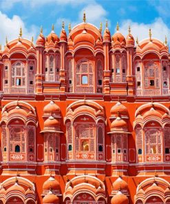 Hawa Mahal Jaipur India paint by numbers