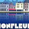 Honfleur Poster paint by numer