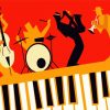 Illustration Latin Jazz paint by number