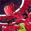 Illustration Liverpool Players paint by numbers