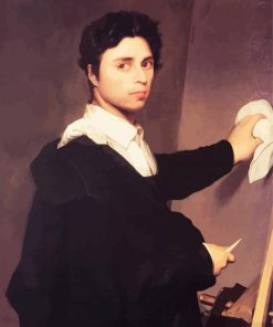 Ingres Self Portrait paint by number