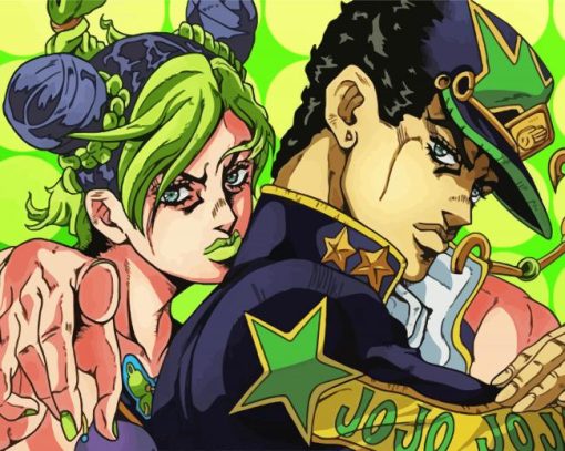 Jjba Anime paint by numbers