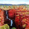 Joffre Falls Karijini Pilbara paint by number