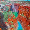 Joffre Gorge Karijini National Park paint by number