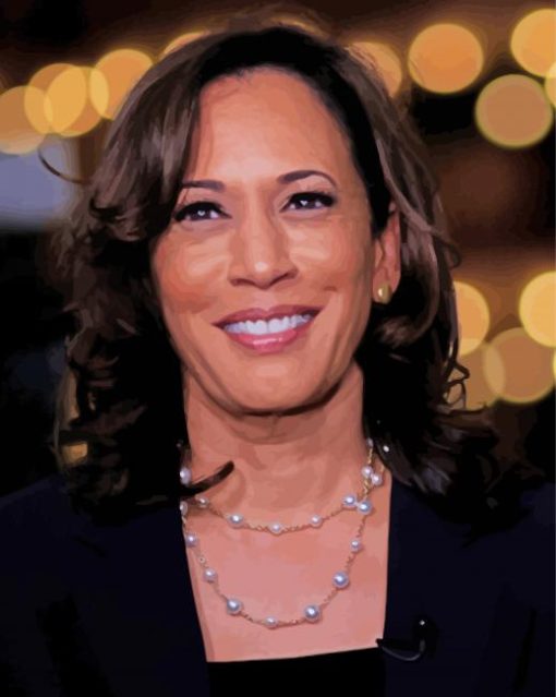 Kamala Harris paint by number