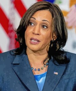 Kamala Harris Usa Vise President paint by number