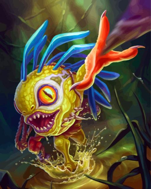 King Mrgl Mrgl Murloc paint by numbers