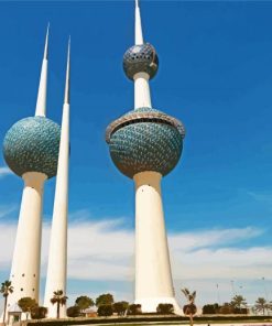 Kuwait Towers paint by numbers