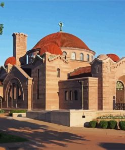 Lakewood Cemetery Minneapolis paint by numbers