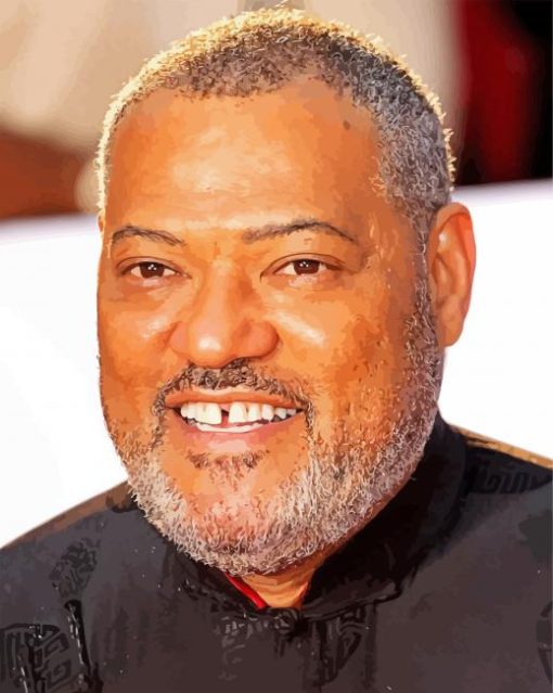 Laurence Fishburne Actor paint by numbers