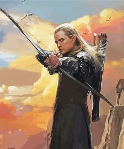 Lord Of The Rings Legolas Elf paint by number