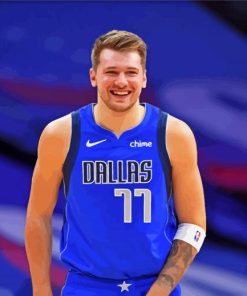 Luka Doncic Basketball Player paint by number