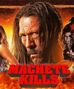 Machete Kills Poster paint by number