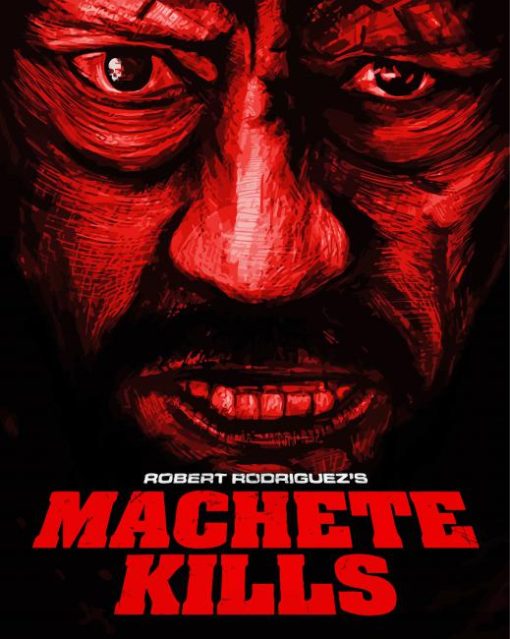 Machete Kills Poster paint by number