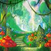 Magical Forest Path paint by number