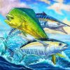 Mahi Mahi And Tuna paint by number