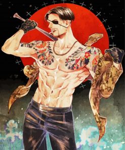 Majima Yakuza paint by number