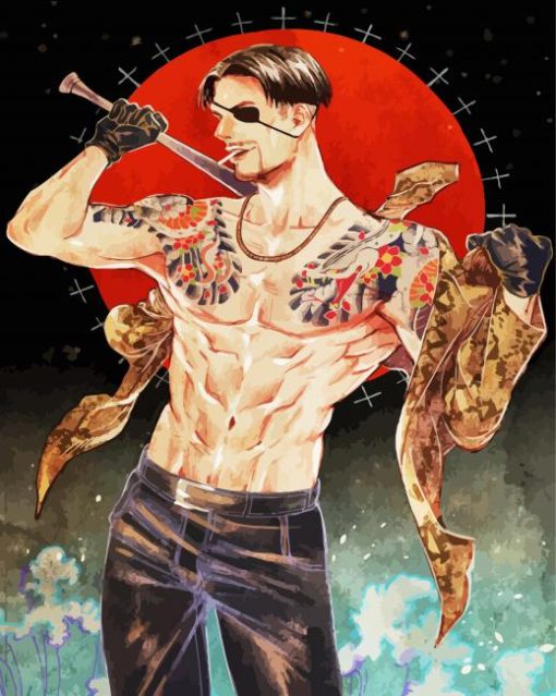 Majima Yakuza paint by number