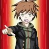 Makoto Naegi Anime Boy paint by number