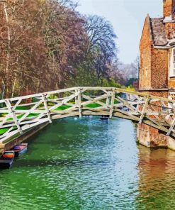 Mathematical Bridge Cambridgeshire paint by number