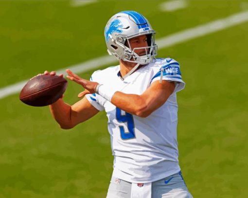 Matthew Stafford Sport paint by number