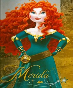 Merida The Princess paint by number