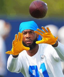 Mike Williams La Chargers Player paint by number