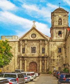 Minor Basilica Of The Black Nazarene Manila paint by numbers