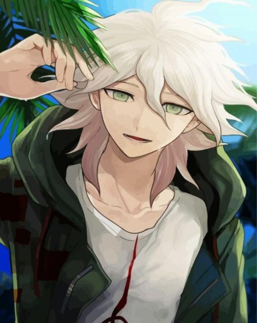 Nagito Komaeda Anime Boy paint by number