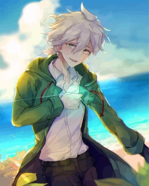 Nagito Komaeda Danganronpa paint by number