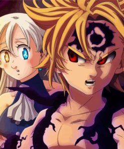 Nanatsu Anime Manga Illustration paint by number